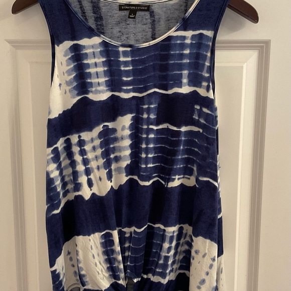 Signature Studio Tie Dye Tank Top - Size Large - Picture 4 of 8